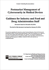 FDA-Postmarket-Management-of-Cybersecurity-in-Medical-Devices
