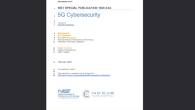NIST 5G Cybersecurity Draft